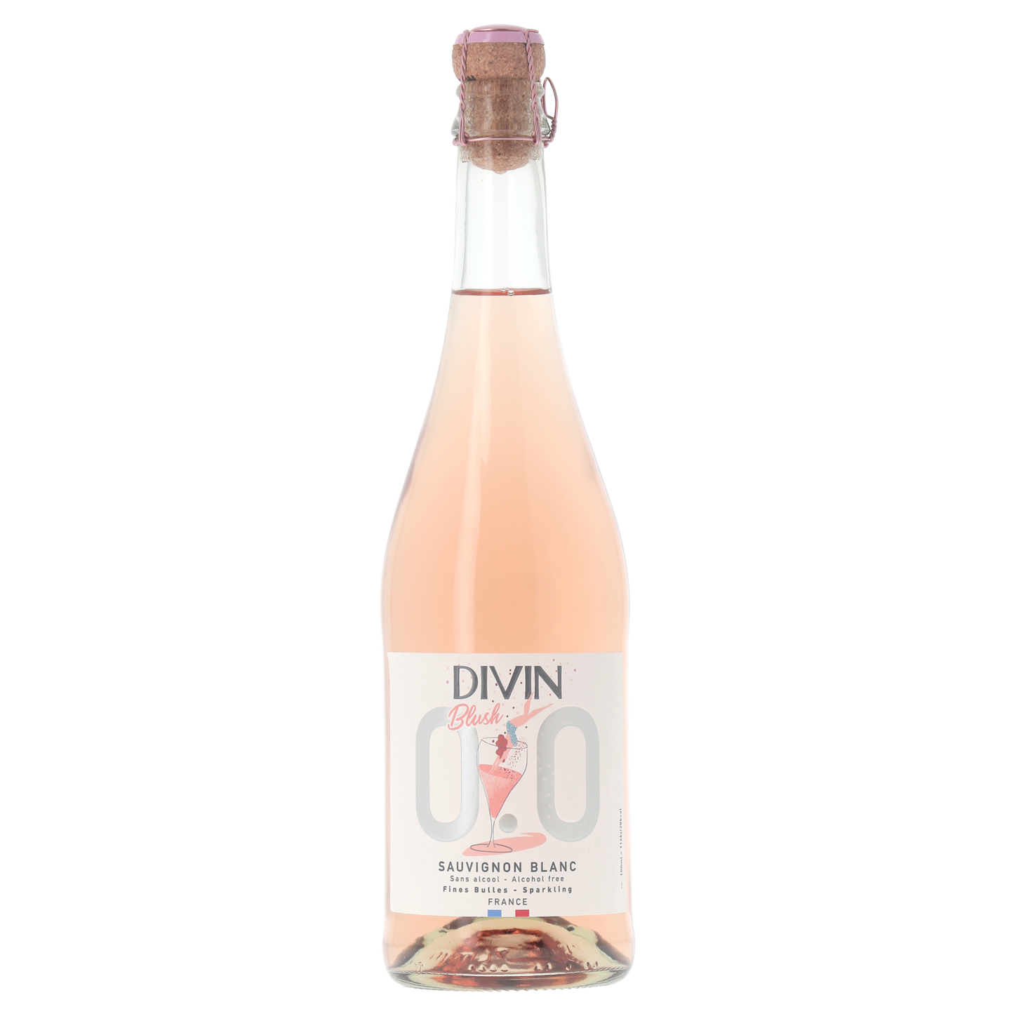 0.0 Rosé sparkling van Divin