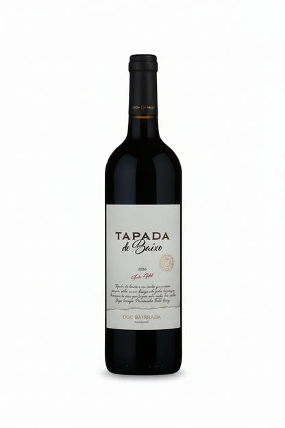 Fles Tapada de Baixo Tinto 2020 – fruitige Portugese rode wijn uit Bairrada van Baga, Touriga Nacional en Tinta Roriz


