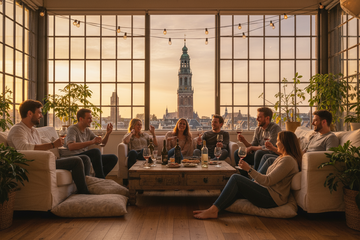 En dan nu met de martini toren uit groningen op de achtergrond!